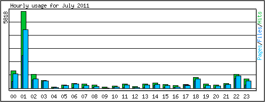 Hourly usage