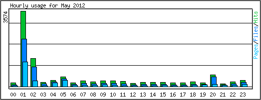 Hourly usage