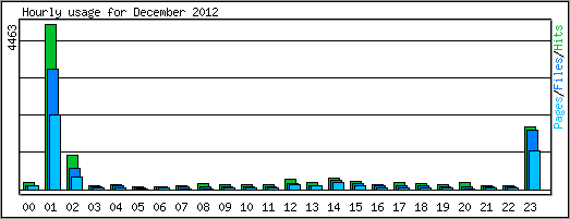 Hourly usage