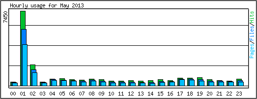 Hourly usage